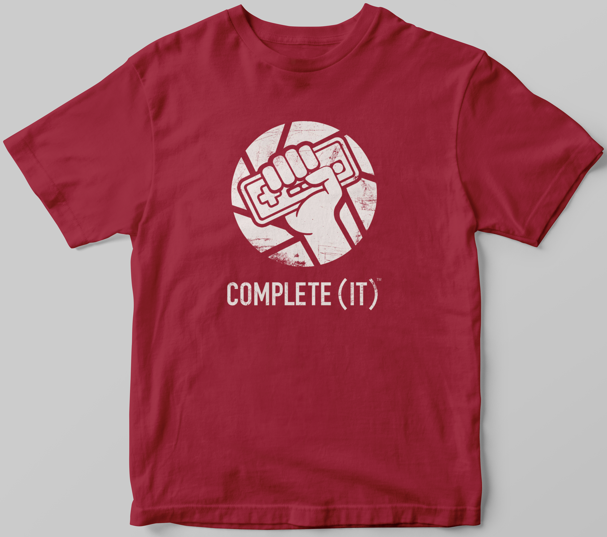 Be part of Comepletionist history with this old school Complete(It) logo tee! Once they're gone, they're gone!