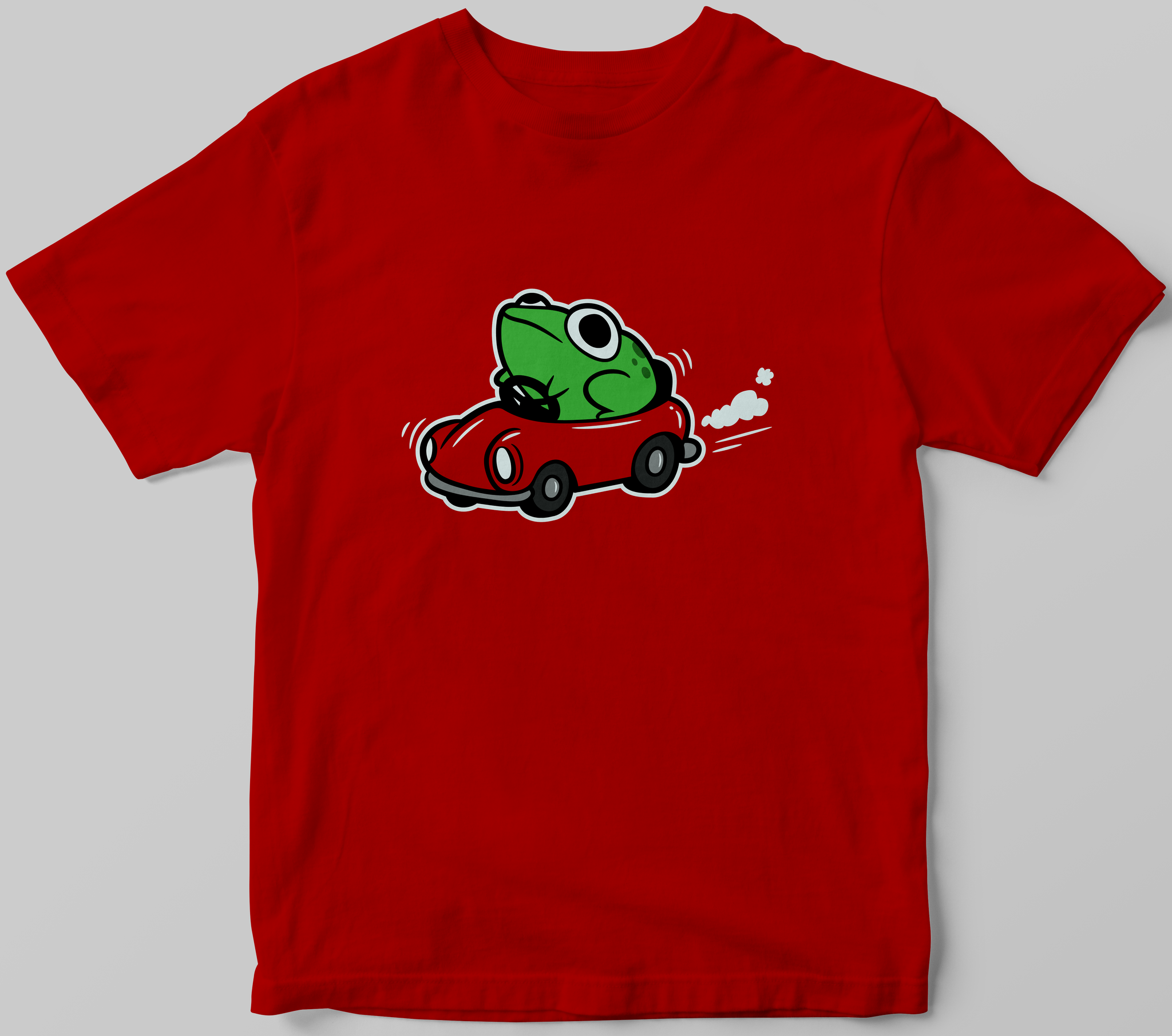 Frog in a Car Shirt