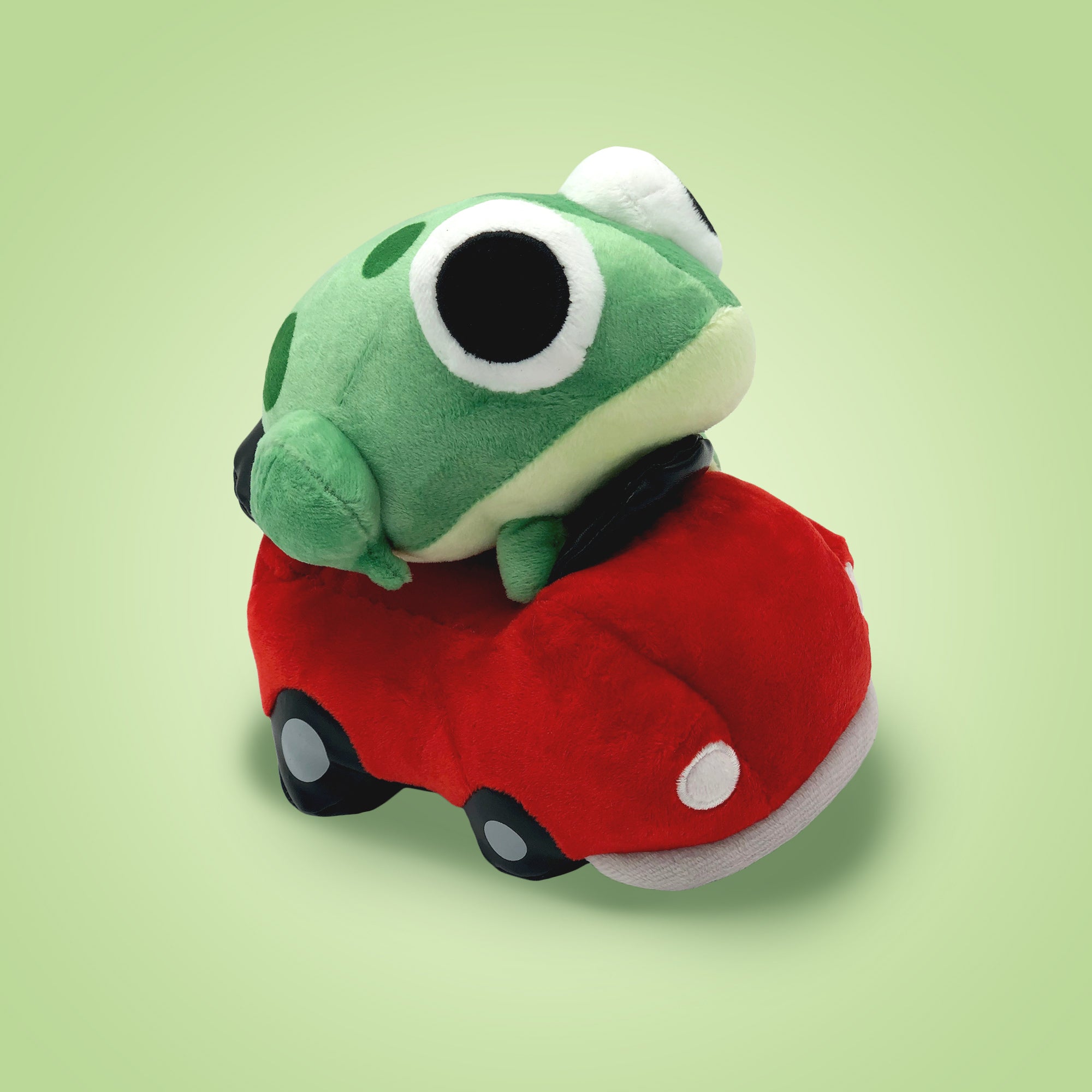 Frog in a Car Plushy – The Completionist
